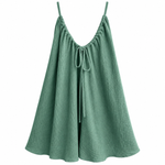 Load image into Gallery viewer, Sea Glass Cotton Gauze Dress - Mint Green back view, garment only
