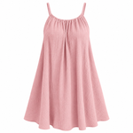 Load image into Gallery viewer, Sea Glass Cotton Gauze Dress - Pink front view, garment only
