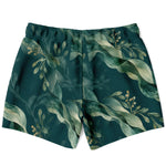 Load image into Gallery viewer, Verdant Nocturne Men's Swim Trunks - back view, garment only
