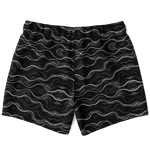 Load image into Gallery viewer, Elara Obsidian Current swim trunks, back
