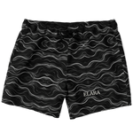 Load image into Gallery viewer, Elara Obsidian Current swim trunks, front
