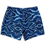 Load image into Gallery viewer, Elara Pacific Current swim trunks, back
