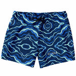Load image into Gallery viewer, Elara Pacific Current swim trunks, front
