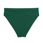 Load image into Gallery viewer, Hanalei Bloom High-Waisted Bikini Bottom back view
