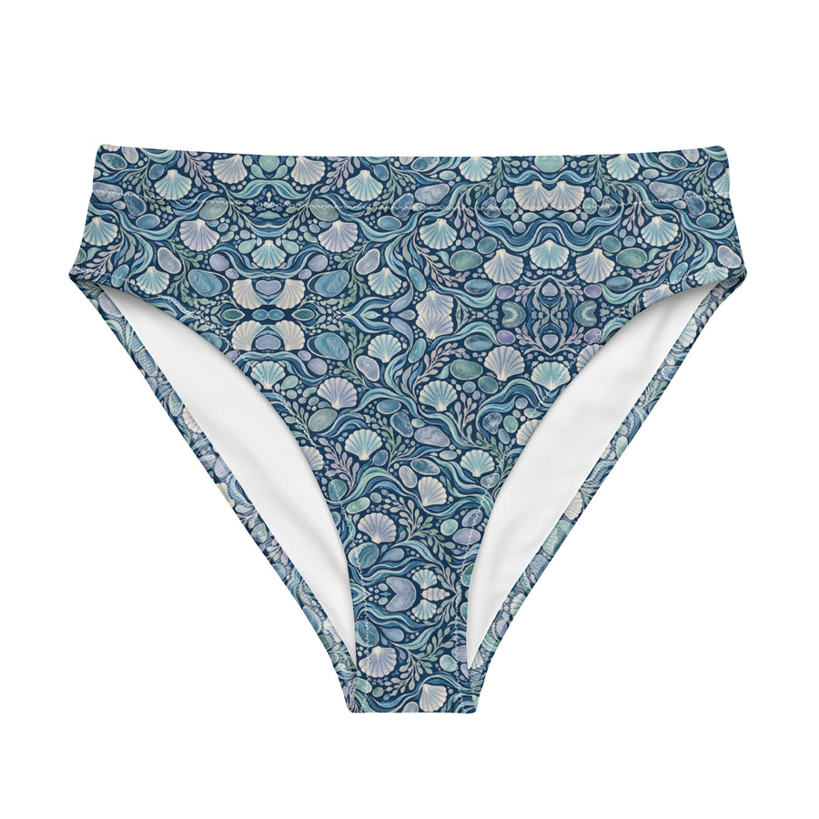 San Clemente Tidepool High-Waisted Bikini Bottom