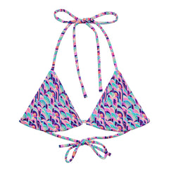 Miami Deco String Bikini Top