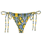Load image into Gallery viewer, Amalfi Limoncello String Bikini Bottom back view
