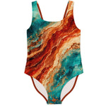 Load image into Gallery viewer, Ochre Ember One-Piece Swimsuit
