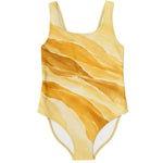 Load image into Gallery viewer, Golden Current One-Piece Swimsuit
