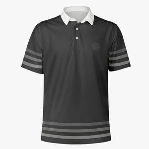 Men's Polo Shirt - Black - Elara Activewear