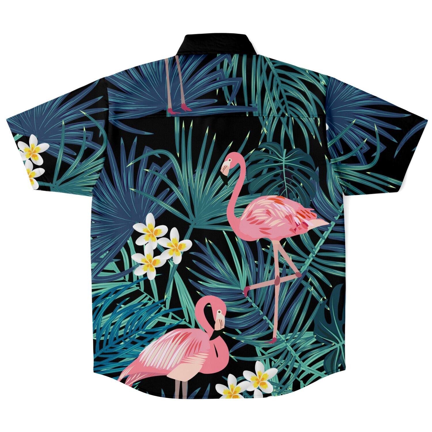 Men's Hawaiian Shirt - Pink Flamingo