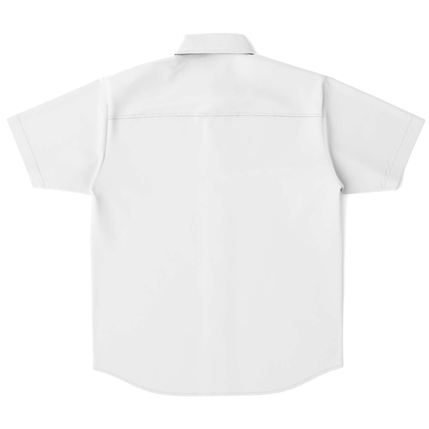 Men's Short Sleeve Button Shirt - White Plains - Elara Activewear