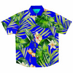 Load image into Gallery viewer, Blue Lagoon Men's Resort Shirt - front view
