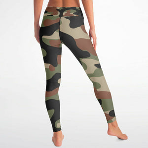 Women's Yoga Leggings - Camouflage - Elara Activewear