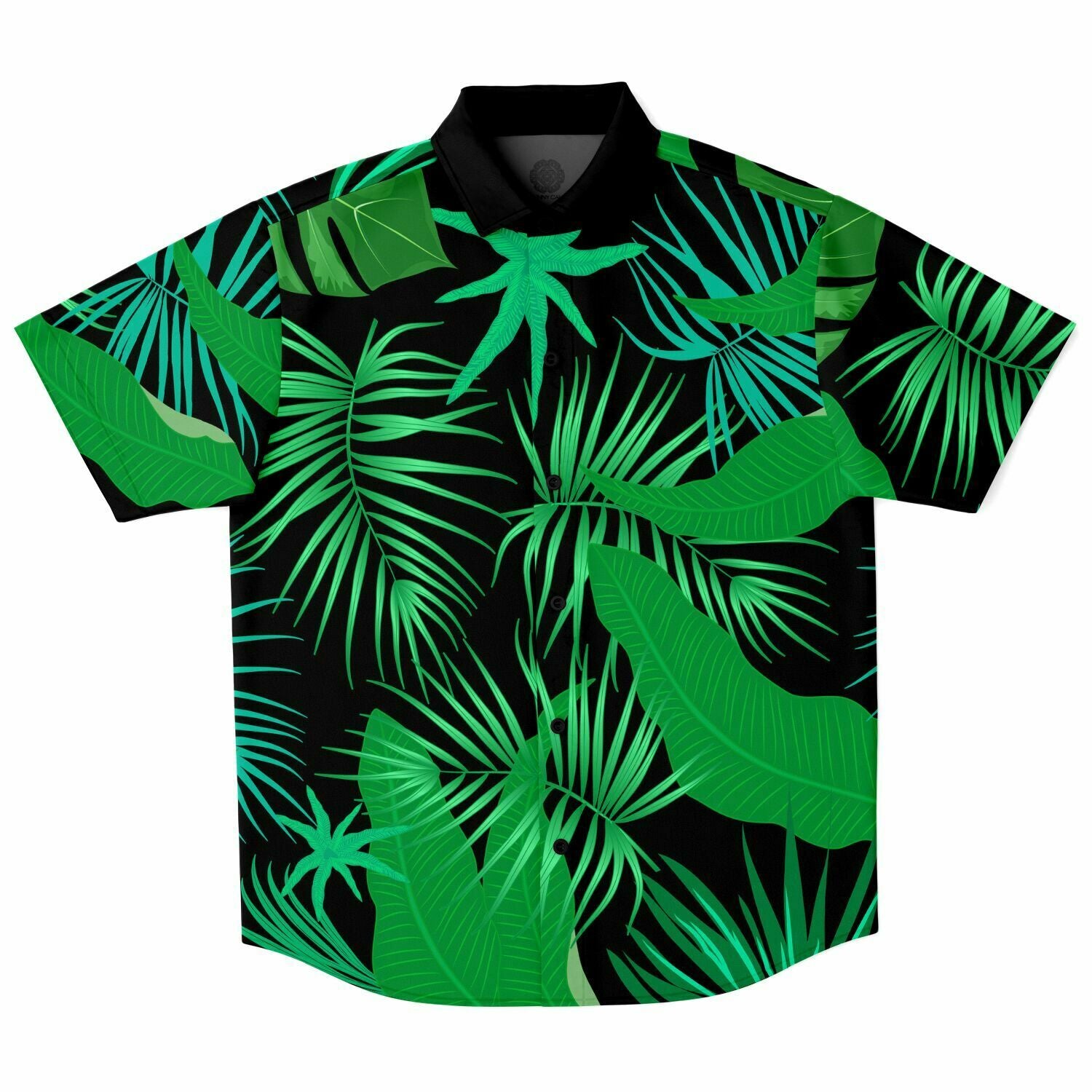 Men's Hawaiian Shirt - Tropical Leaves