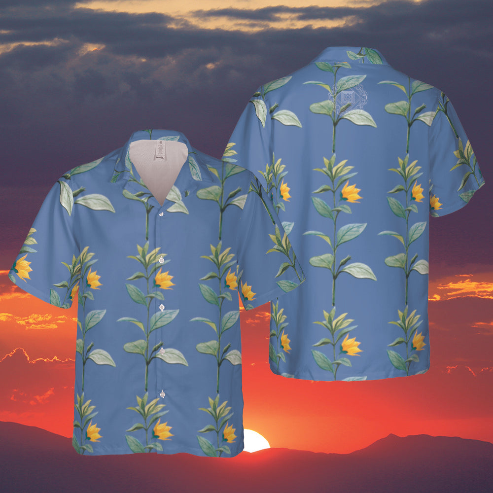 Men's Hawaiian Shirt - Allamanda - Elara Activewear