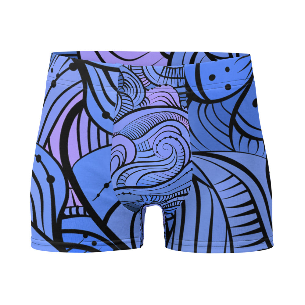 Men's Boxer Briefs - Blue Hawaii - Elara Activewear