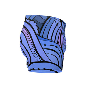 Men's Boxer Briefs - Blue Hawaii - Elara Activewear