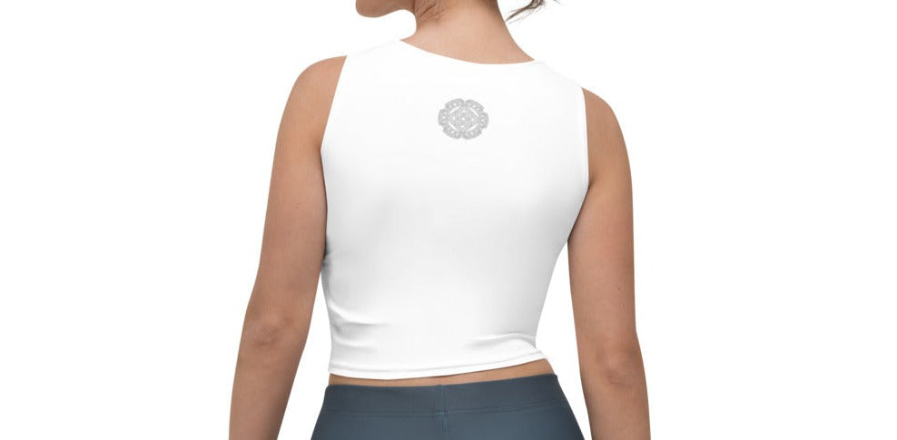 Women's Crop Top - Beach More, Worry Less - Elara Activewear