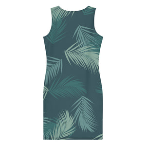 Women's Bodycon Dress - Feathers