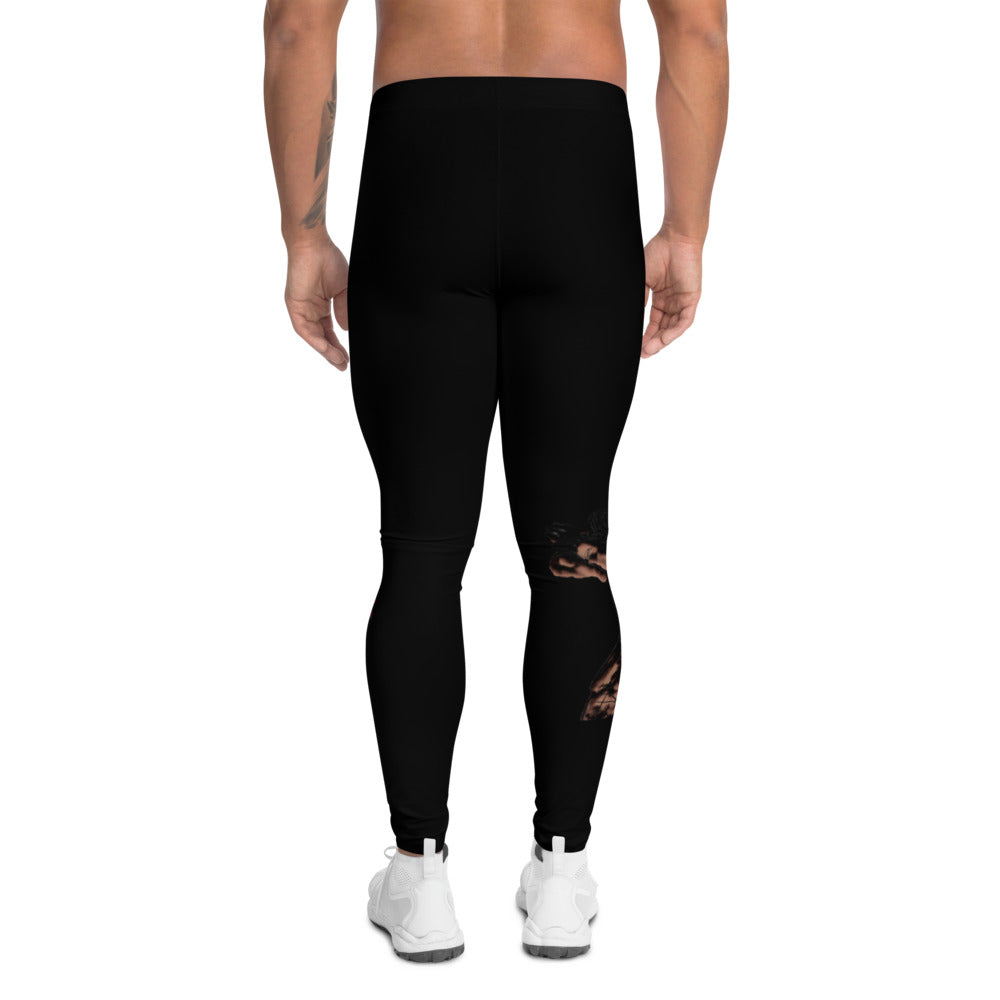 Men's Gym Leggings - Samurai - Elara Activewear