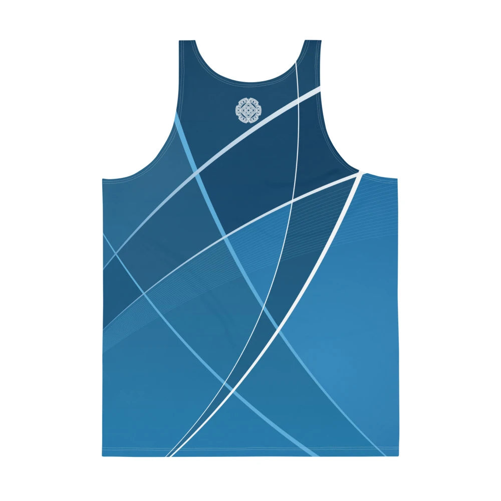 Men's Tank Top - Lines - Elara Activewear