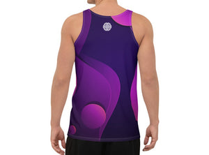 Men's Tank Top - Waves - Elara Activewear