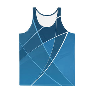 Men's Tank Top - Lines - Elara Activewear