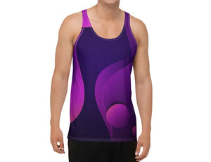 Men's Tank Top - Waves - Elara Activewear