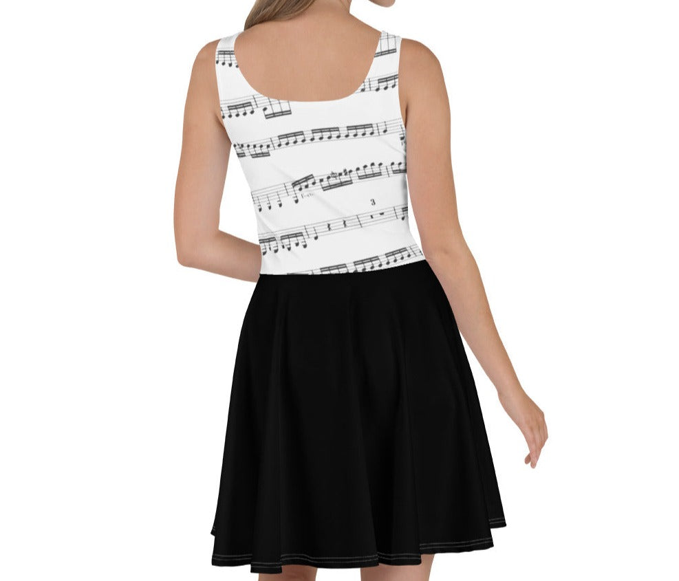 Women's Skater Dress - Violin - Elara Activewear