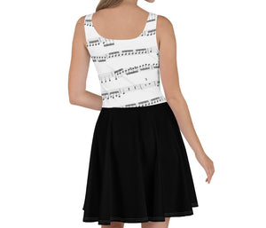 Women's Skater Dress - Violin - Elara Activewear