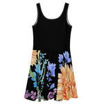 Load image into Gallery viewer, Flora Fit-and-Flare Dress - back view
