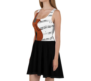 Women's Skater Dress - Violin - Elara Activewear