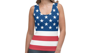 Women's Tank Top - USA - Elara Activewear