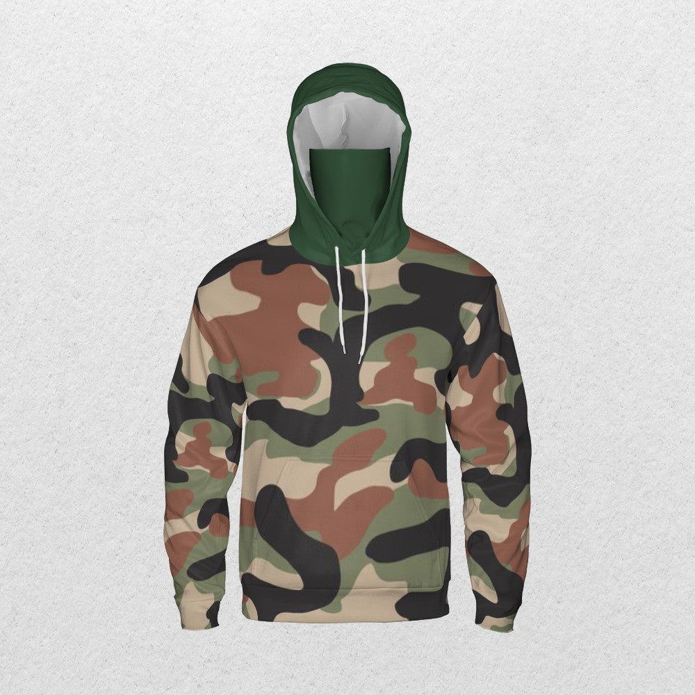 Men's Bandana Hoodie - Camouflage