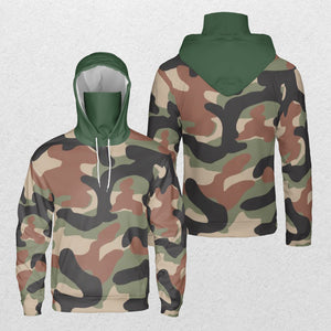 Men's Bandana Hoodie - Camouflage