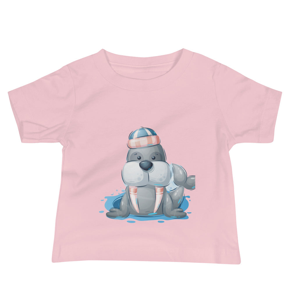 Baby/Toddler Short Sleeve T-Shirt - Wilbur Walrus - Elara Activewear