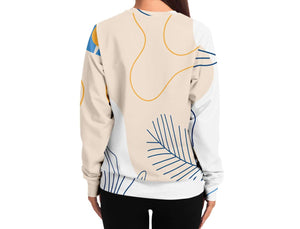 Women's Fashion Sweatshirt - Butterflies - Elara Activewear