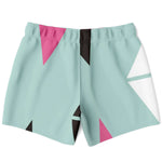 Load image into Gallery viewer, Sea Glass Men's Swim Trunks - back view
