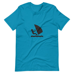 Men's Short-Sleeve Crew Neck T-Shirt - Windsurfing - Elara Activewear