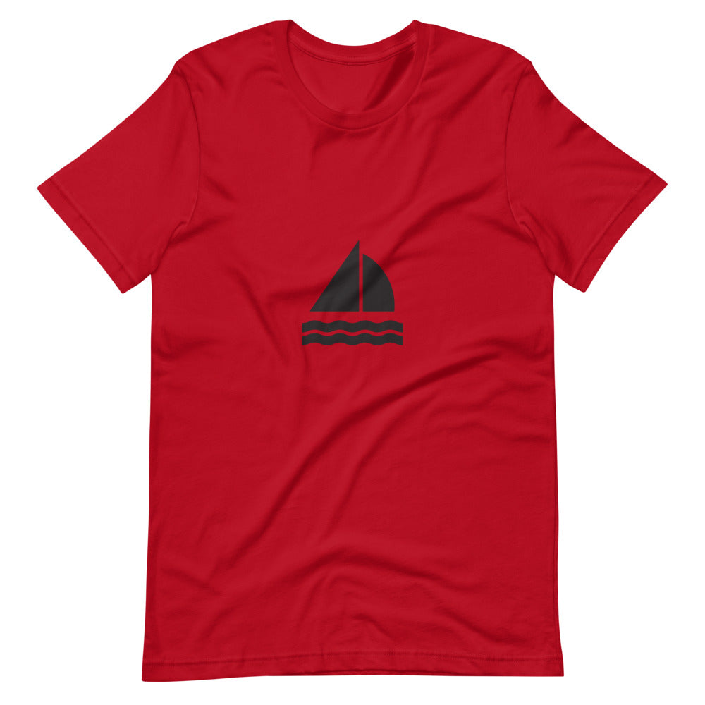 Men's Short-Sleeve Crew Neck T-Shirt - Sailing - Elara Activewear