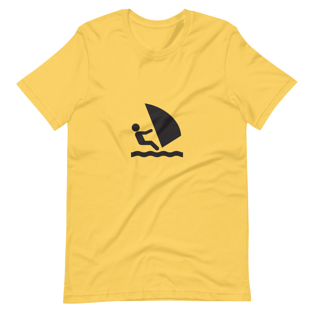 Men's Short-Sleeve Crew Neck T-Shirt - Windsurfing - Elara Activewear