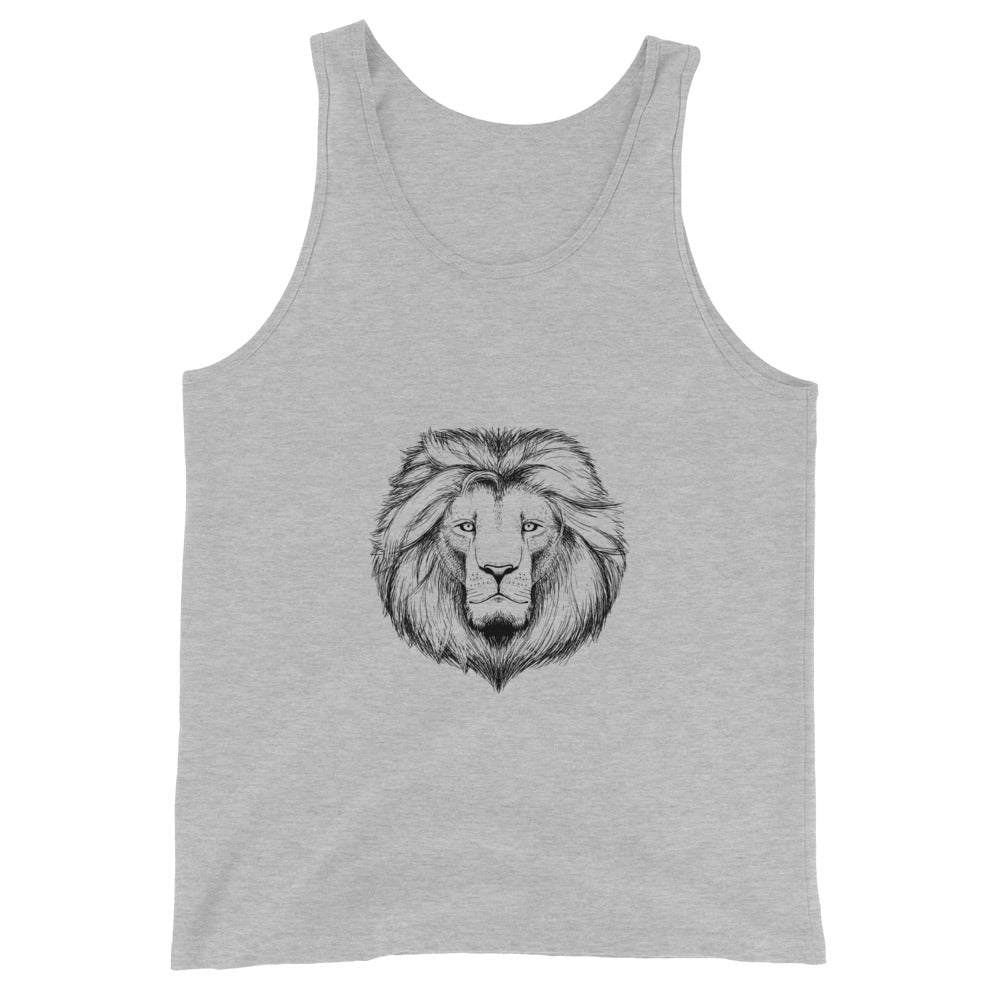 Men's Tank Top - Lion - Elara Activewear