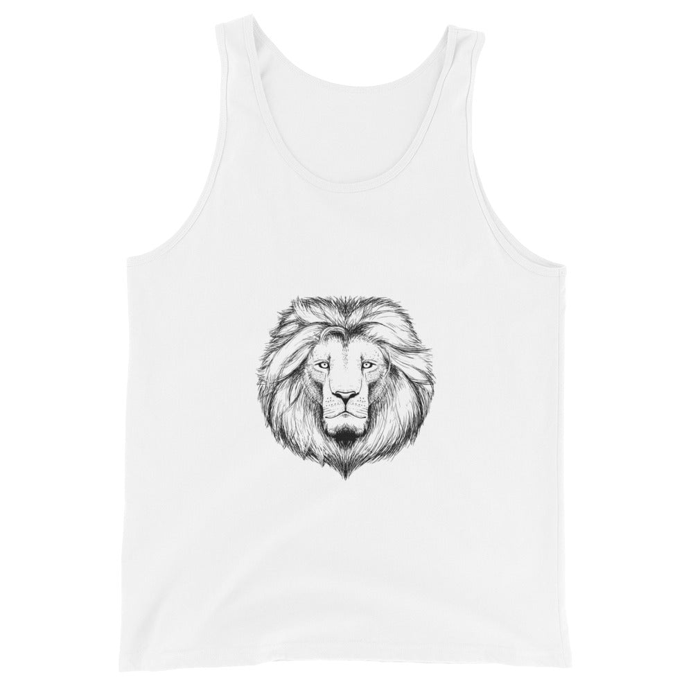 Men's Tank Top - Lion - Elara Activewear