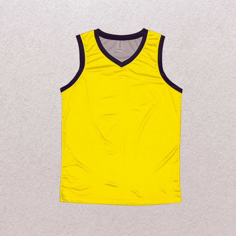 Men's V-Neck Sleeveless Tank Top - Bumblebee - Elara Activewear
